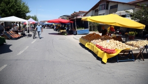 Doğu Marmara ve Batı Karadeniz'de pazar yerleri Kovid-19 tedbirlerine uyularak açıldı