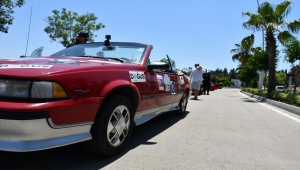 Europa-Orient/Doğu-Batı Dostluk ve Barış Rallisi Adana'dan uğurlandı