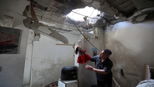 Gazze'de İsrail saldırılarından sanat da "nasibini aldı"