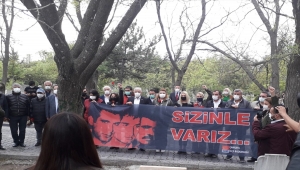 Gezmiş, Aslan ve İnan mezarları başında anıldı