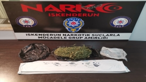 Hatay'da uyuşturucu ele geçirilen hafif ticari araçtaki 2 zanlı gözaltına alındı