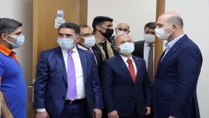 İçişleri Bakanı Süleyman Soylu, Ağrı'da bazı kurumları ziyaret etti