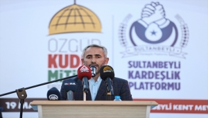 İstanbul'da İsrail'in, Filistin'e yönelik saldırıları protesto edildi