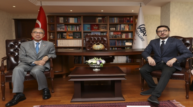 Japonya'nın Ankara Büyükelçisi Suzuki, AA'yı ziyaret etti