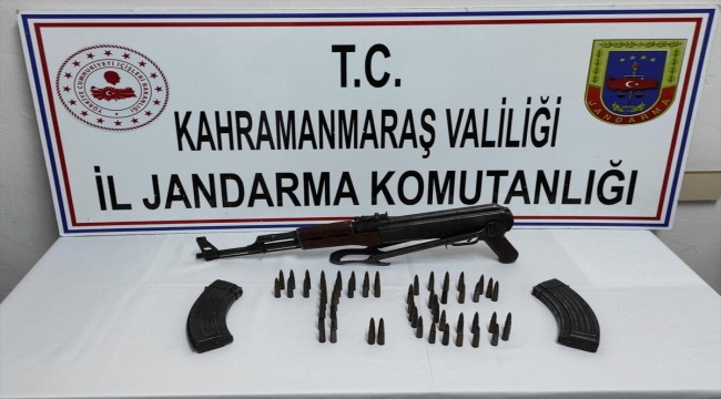 Kahramanmaraş'ta toprağa gömülü kalaşnikof ele geçirilen operasyonda bir kişi gözaltına alındı