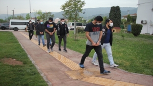 Kocaeli'de kamyonette 139 kilo 350 gram eroin ele geçirilmesine ilişkin gözaltına alınan 4 şüpheli adliyede