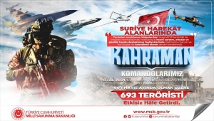 MSB'den faaliyetlere ilişkin bilgilendirme yapıldı: