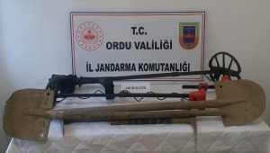 Ordu'da kaçak kazı yapan 5 kişi yakalandı
