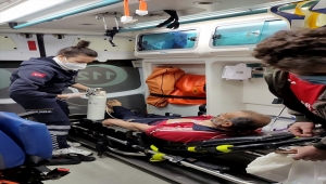 Rahatsızlanan gemi personeli İstanbul'da tahliye edildi