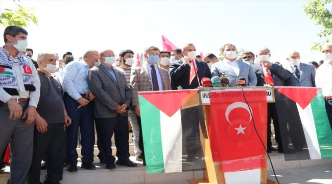 Şanlıurfa'da "Mescid-i Aksa ve Kudüs'e destek çadırı" kuruldu