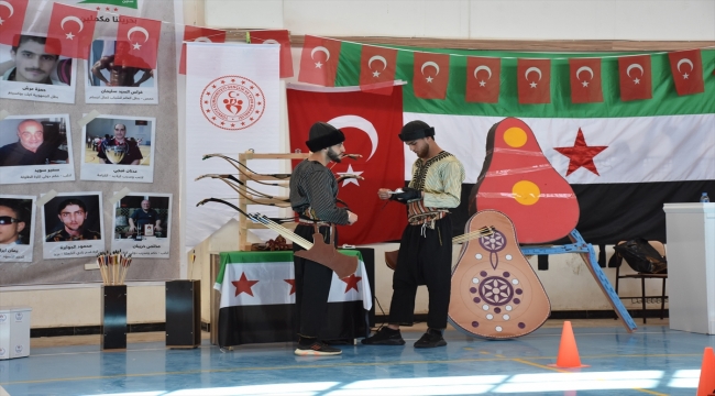 Suriye'nin Azez ilçesinde, İstanbul'un fethi kutlamaları kapsamında geleneksel okçuluk turnuvası yapıldı
