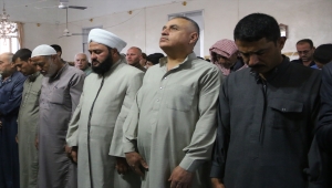 Suriye'nin kuzeyinde bayram namazı kılındı 