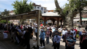 Tokat'ta İsrail saldırısında şehit olanlar için gıyabi cenaze namazı kılındı