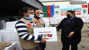 Türk hayırseverlerden Azerbaycan'da ihtiyaç sahibi ailelere ramazan yardımı