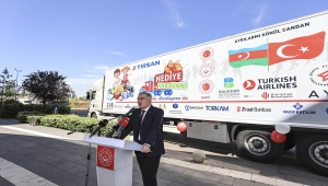 Türkiye'den gönderilen hediye karavanı, Karabağ'daki şehit ve gazilerin çocuklarıyla buluşacak