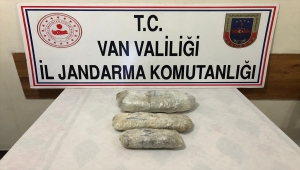Van'da araziye terk edilmiş 5 kilo 195 gram esrar bulundu