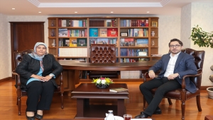 AK Parti Kahramanmaraş Milletvekili Habibe Öçal'dan AA Genel Müdürü Serdar Karagöz'e ziyaret