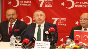 Bağımsız İstanbul Milletvekili Ümit Özdağ, Ayyıldız Hareketi heyetiyle Adana'yı ziyaret etti: 