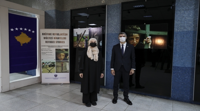 Başkentte Kızılay Metro Sanat Galerisi'nde "Mülteci Hikayeleri Fotoğraf Sergisi" açıldı