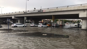 Başkentte sağanak etkili oldu