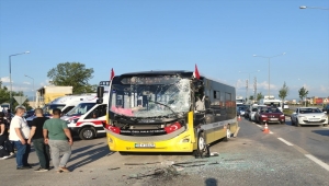 Bursa'da zincirleme trafik kazası: 2 yaralı