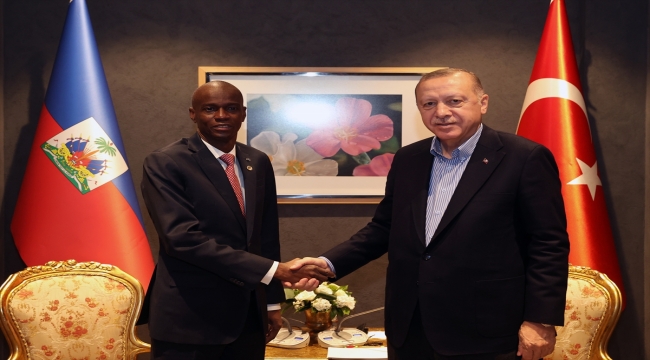 Cumhurbaşkanı Erdoğan, Haiti Cumhurbaşkanı Moise ile görüştü
