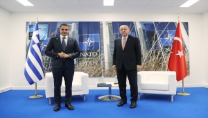 Cumhurbaşkanı Erdoğan'ın, Yunanistan Başbakanı Miçotakis ile görüşmesi başladı