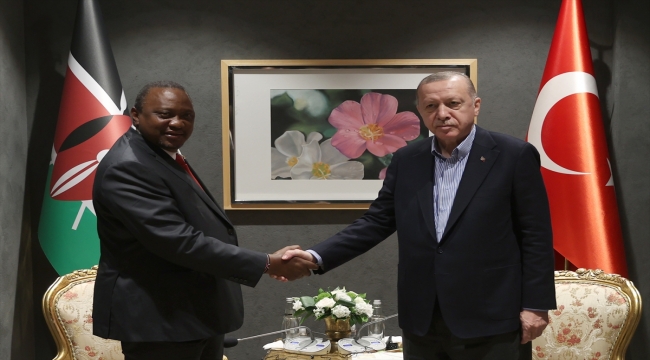 Cumhurbaşkanı Erdoğan, Kenya Cumhurbaşkanı Kenyatta ile görüştü