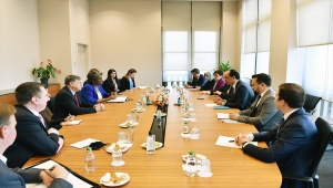 Cumhurbaşkanlığı Sözcüsü Kalın, ABD'nin BM Daimi Temsilcisi Greenfield ile görüştü