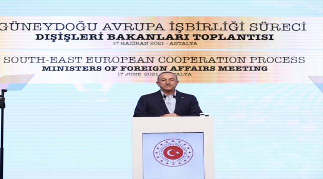 Dışişleri Bakanı Çavuşoğlu, GDAÜ ve Antalya Diplomasi Forumu öncesi basın toplantısında konuştu: (1)