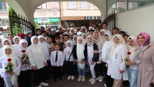 Diyanet İşleri Başkanı Erbaş, Kuzey Makedonya'nın Gostivar şehrindeki Saat Camisi'ni ziyaret etti