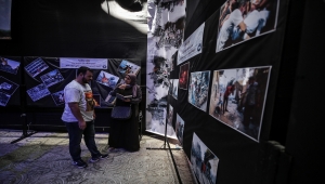 Gazze'de İsrail saldırılarını belgeleyen "Suçun Tanığı" fotoğraf sergisi açıldı