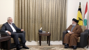 Hamas lideri Heniyye, Lübnan'daki temasları kapsamında Nasrallah ile "Kudüs'ün Kılıcı"nı ele aldı