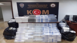 Hatay'da 12 bin 420 paket kaçak sigara ele geçirildi