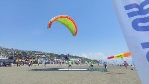 Hatay'da, Türkiye Yamaç Paraşütü Hedef Şampiyonası 3. Etap Yarışması başladı