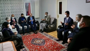 İçişleri Bakanı Soylu'dan şehit jandarma Keleş'in ailesine taziye ziyareti