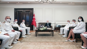 İçişleri Bakanı Soylu, Sahil Güvenlik Komutanlığı personelini kabulünde konuştu: