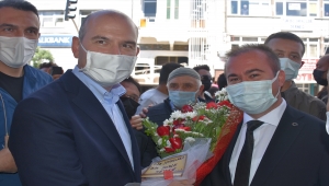 İçişleri Bakanı Süleyman Soylu'dan Afyonkarahisar'da şehit ailesine taziye ziyareti