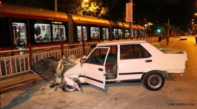 Kayseri İsmail Erez Bulvarında trafik kazası: 2 yaralı