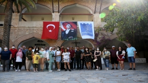 Kültür sanat alanında çalışan gazeteciler Kuşadası'nı gezdi
