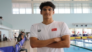 Milli yüzücü Yiğit Aslan, olimpiyatlara katılma vizesini Edirne'deki havuzdan çıkardı