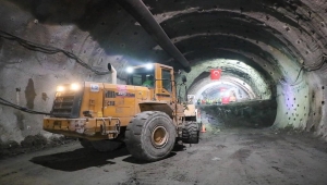 Ordu Çevre Yolu Projesi'ndeki Terzili Tüneli'nde ışık görüldü