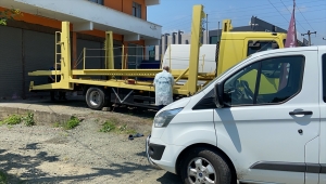 Samsun'da taşıyıcı tırın kat arasında kalan işçi hayatını kaybetti