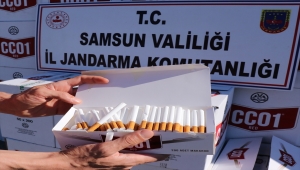 Samsun merkezli operasyonda 3 milyon 263 bin kaçak makaron ele geçirildi 