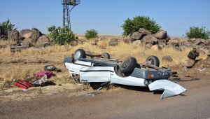 Şanlıurfa'da otomobil devrildi: 1 ölü, 3 yaralı