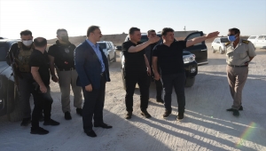 Şanlıurfa Valisi Abdullah Erin Tel Abyad'da yürütülen çalışmaları inceledi