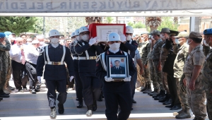 Şehit Jandarma Uzman Çavuş Adil Yılmaz, Hatay'da son yolculuğuna uğurlandı
