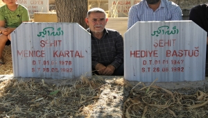 Şırnak'ta PKK'lı teröristlerin katlettiği 4 kişi mezarları başında anıldı 