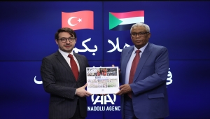 Sudan'ın Ankara Büyükelçisi Mustafa, AA'yı ziyaret etti