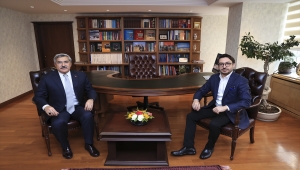TBMM Dijital Mecralar Komisyonu Başkanı Yayman'dan AA Genel Müdürü Karagöz'e ziyaret